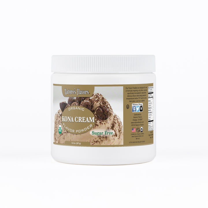 Kona Cream Flavor Powder (Sugar-Free), Organic