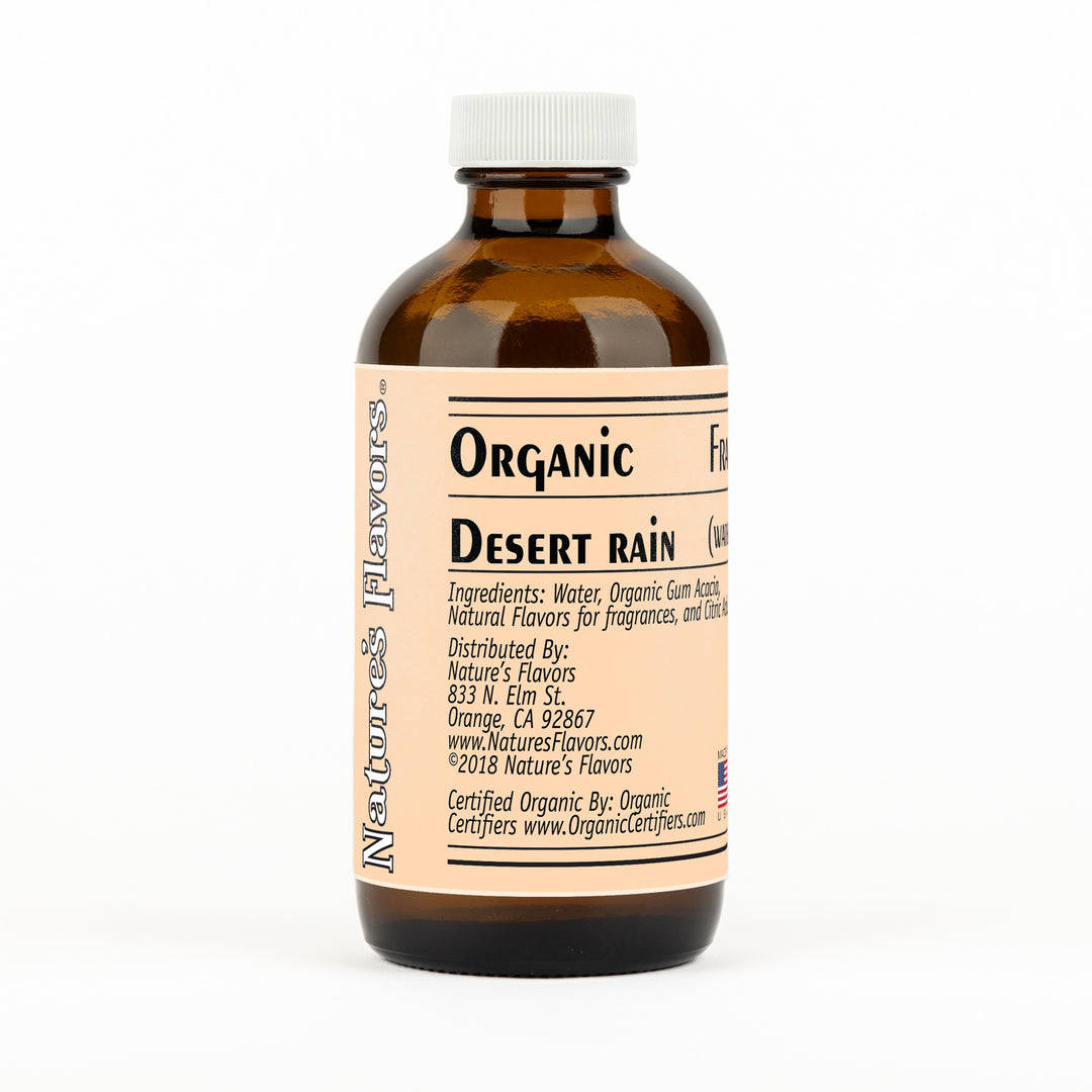 Organic Desert Rain Fragrance Emulsion with Floral Notes (Water Soluble)