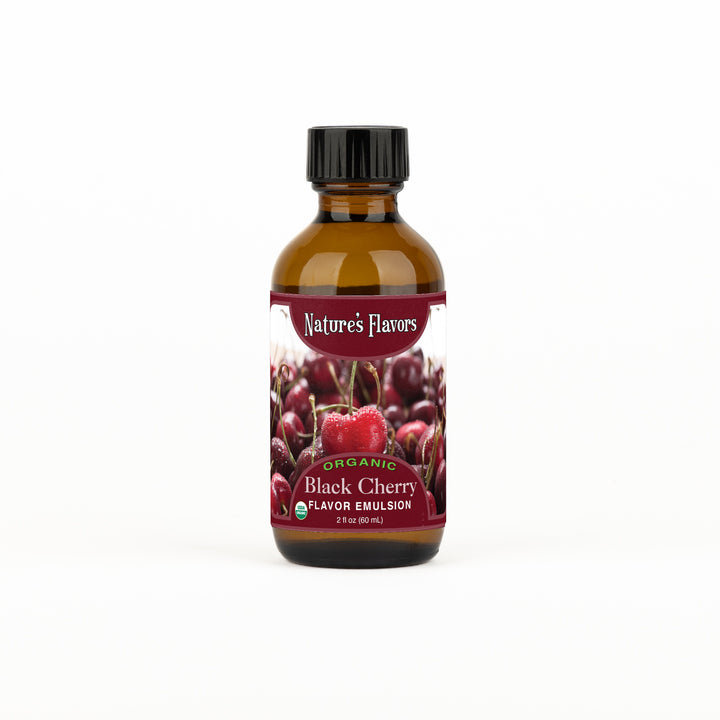 Black Cherry Flavor Emulsion for High Heat Applications, Organic