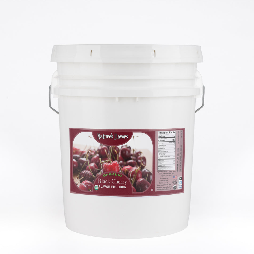 Black Cherry Flavor Emulsion for High Heat Applications, Organic