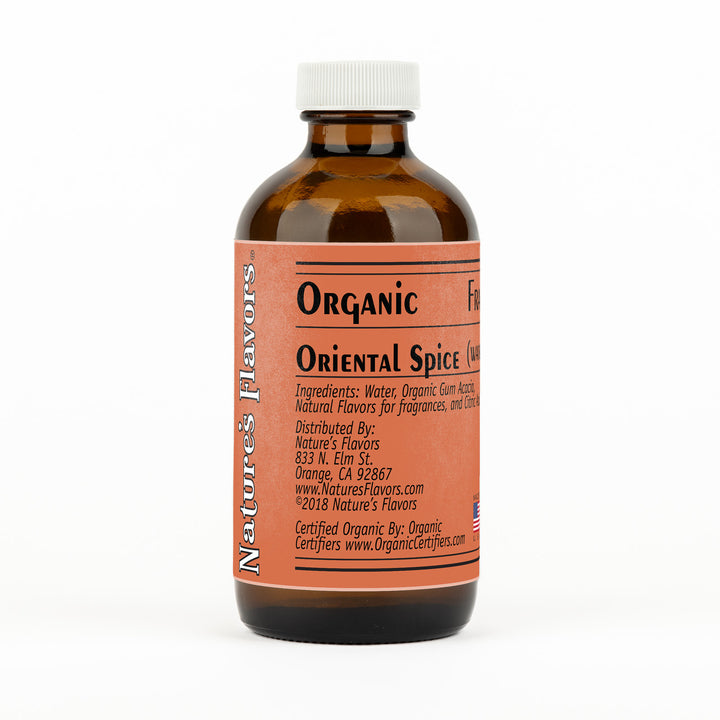Organic Oriental Spice Fragrance Emulsion with Floral Notes (Water Soluble)