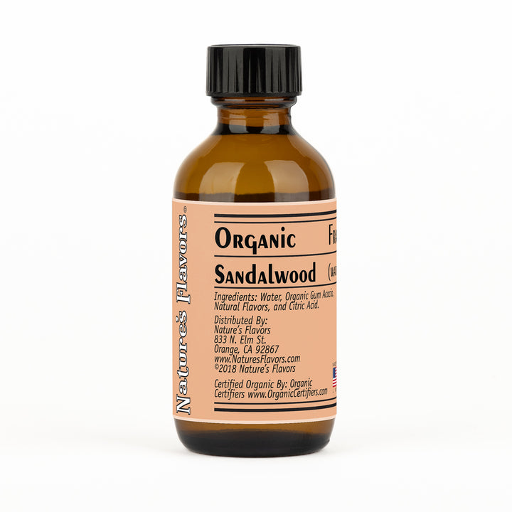 Organic Sandalwood Fragrance Emulsion with Floral Notes (Water Soluble)