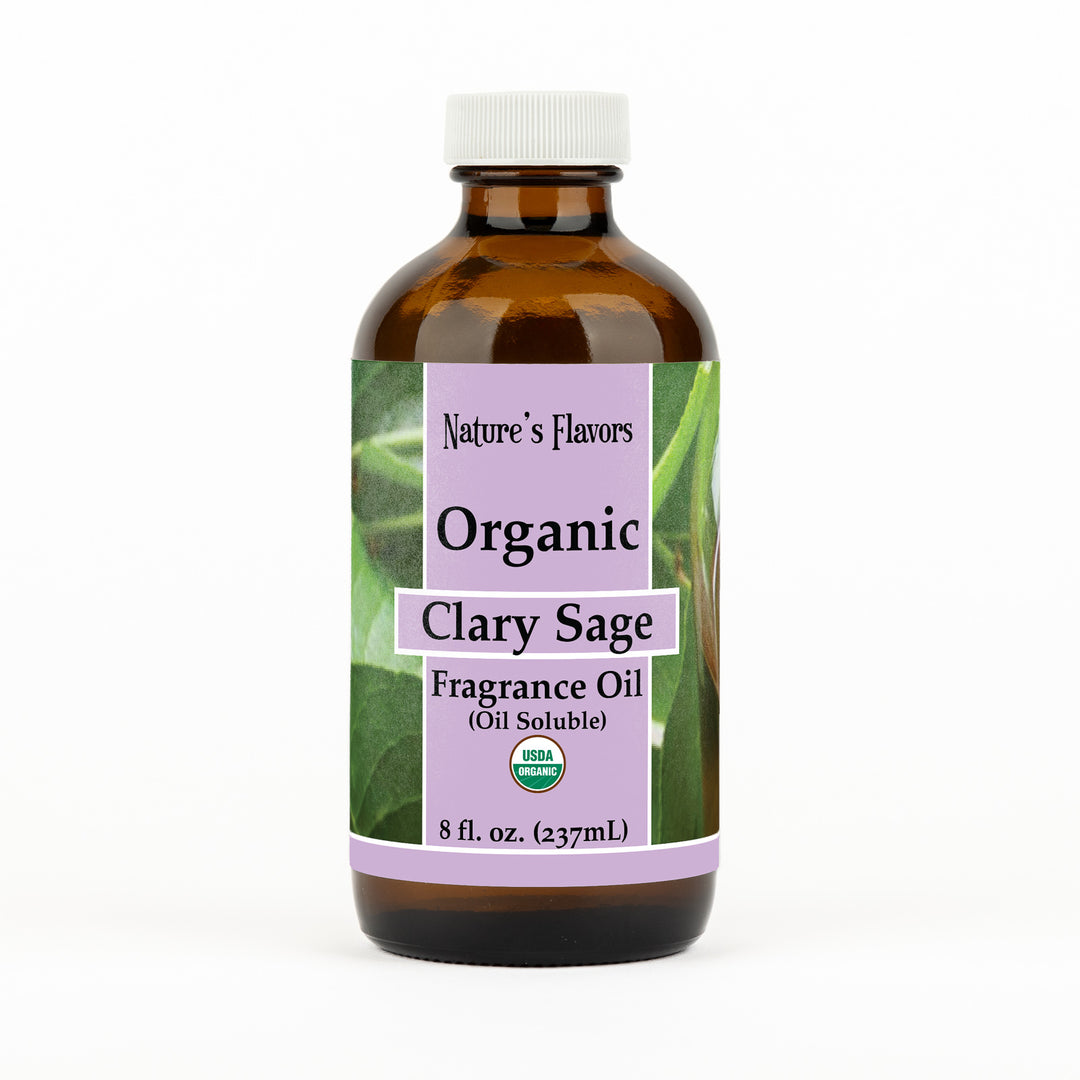 Clary Sage Fragrance Oil (Oil Soluble), Organic