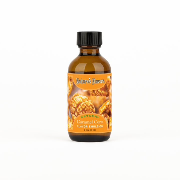 Caramel Corn Flavor Emulsion for High Heat Applications