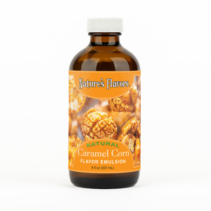 Caramel Corn Flavor Emulsion for High Heat Applications