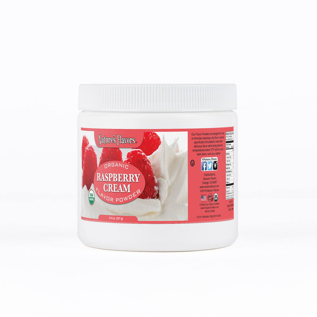 Raspberry Cream Flavor Powder, Organic