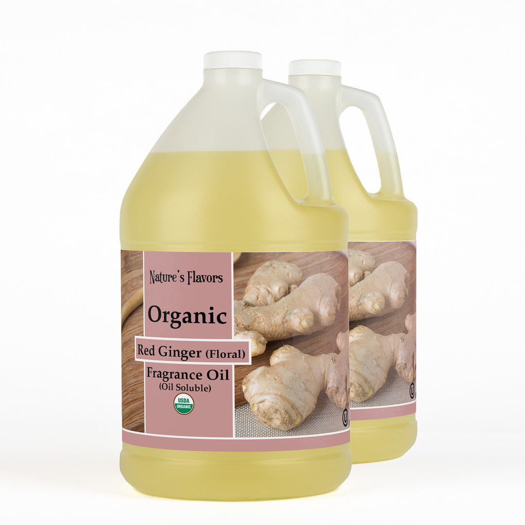 Red Ginger Fragrance Oil with Floral Notes (Oil Soluble), Organic