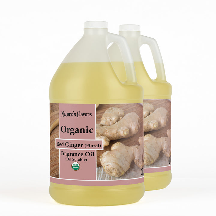 Red Ginger Fragrance Oil with Floral Notes (Oil Soluble), Organic