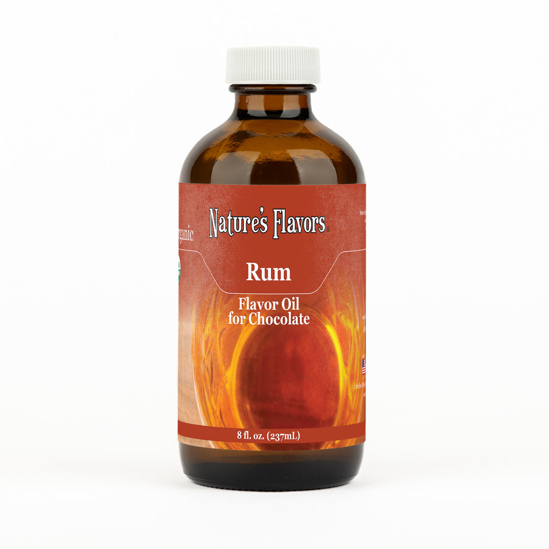 Organic Rum Flavor Oil For Chocolate