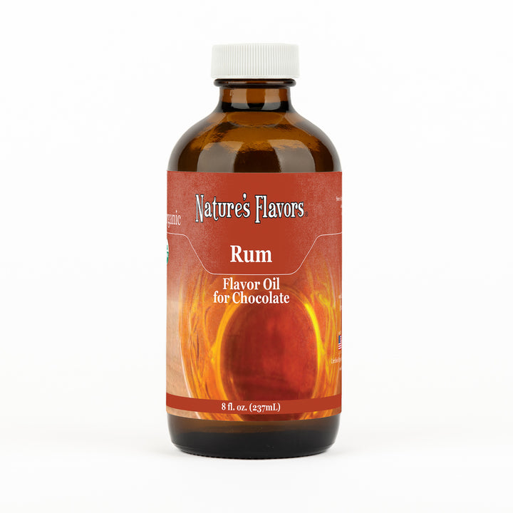 Organic Rum Flavor Oil For Chocolate
