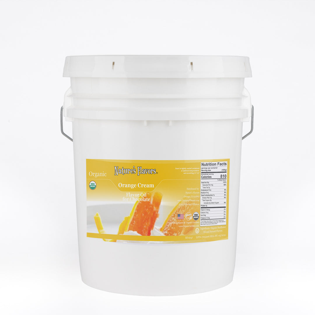 Organic Orange Cream Flavor Oil For Chocolate