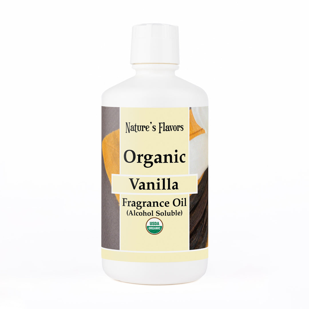 Vanilla Fragrance Oil (Alcohol Soluble), Organic