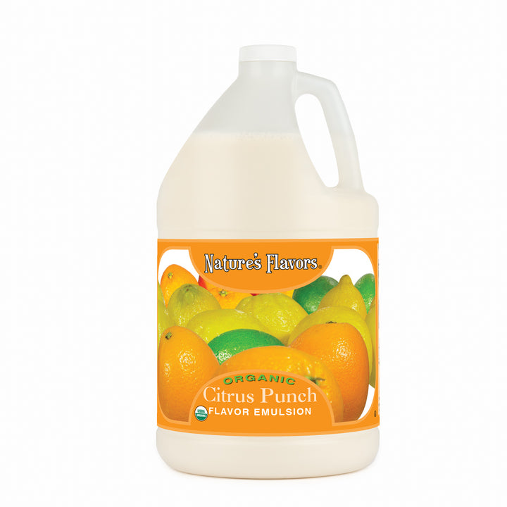 Citrus Punch Flavor Emulsion for High Heat Applications, Organic