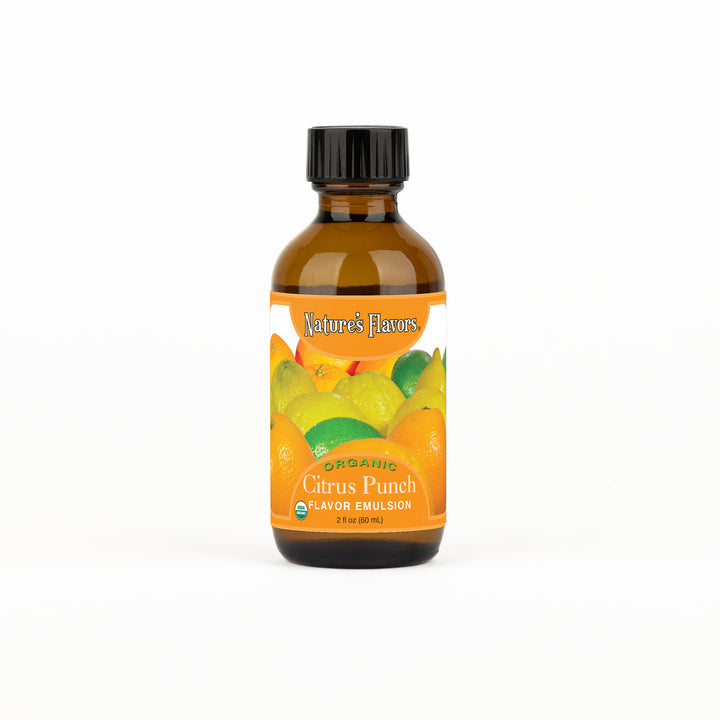 Citrus Punch Flavor Emulsion for High Heat Applications, Organic