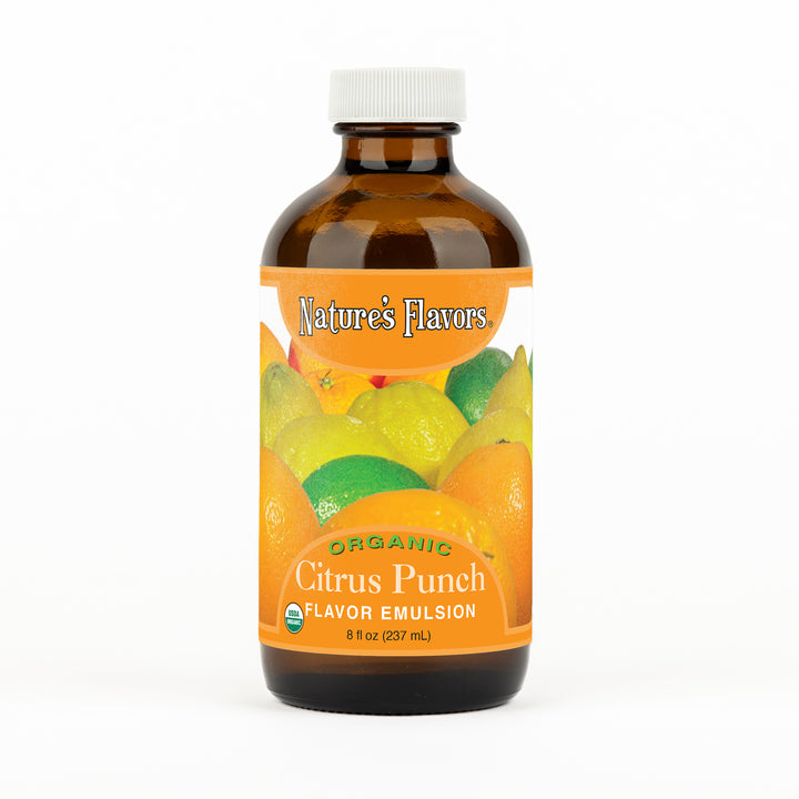 Citrus Punch Flavor Emulsion for High Heat Applications, Organic
