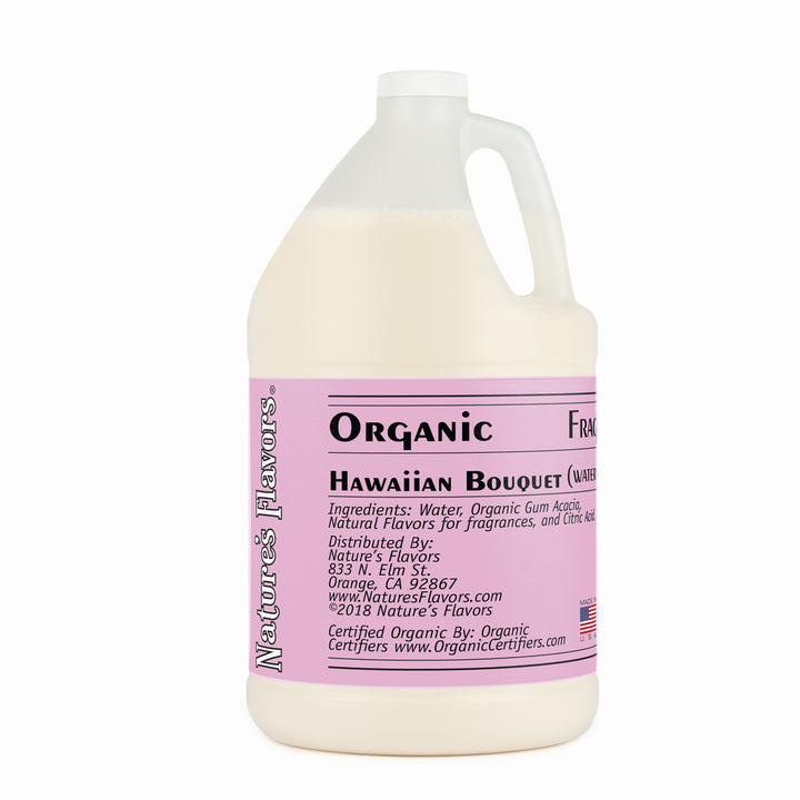 Organic Hawaiian Bouquet Fragrance Emulsion with Floral Notes (Water Soluble)
