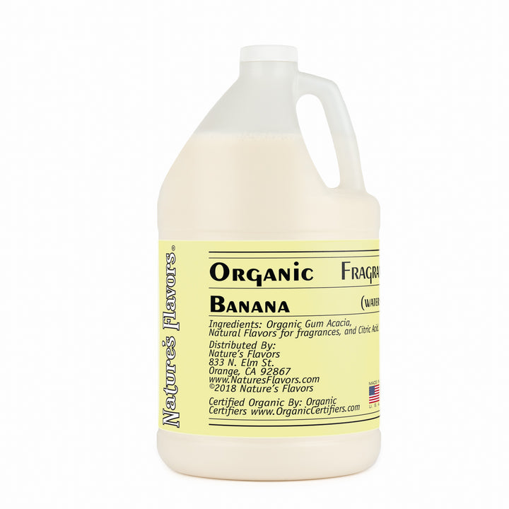 Organic Banana Fragrance Emulsion with Floral Notes (Water Soluble)