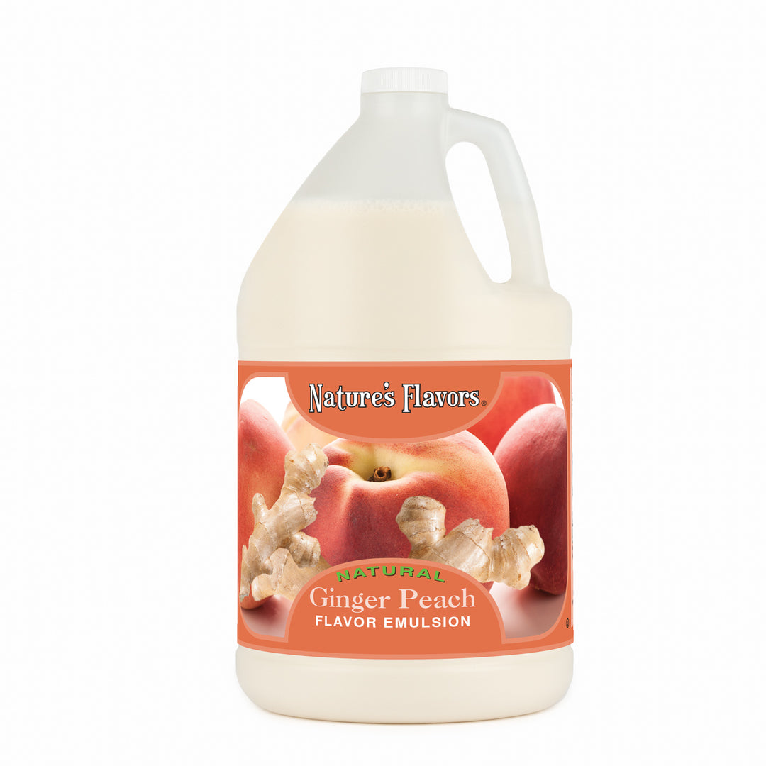 Ginger Peach Flavor Emulsion for High Heat Applications