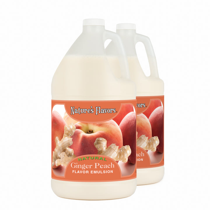 Ginger Peach Flavor Emulsion for High Heat Applications