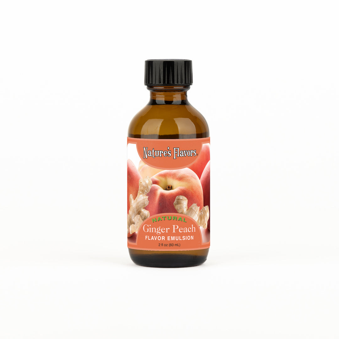 Ginger Peach Flavor Emulsion for High Heat Applications