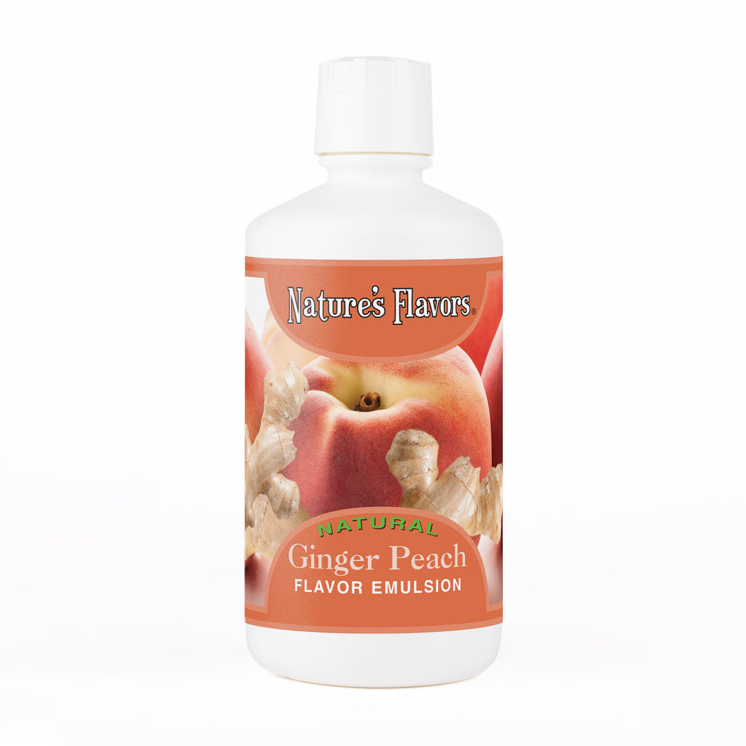 Ginger Peach Flavor Emulsion for High Heat Applications