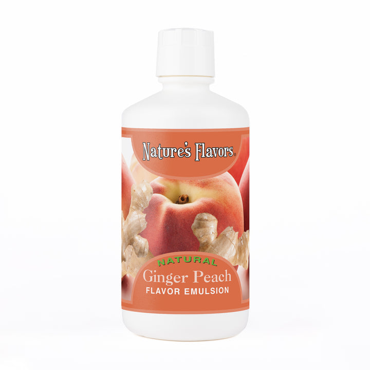 Ginger Peach Flavor Emulsion for High Heat Applications