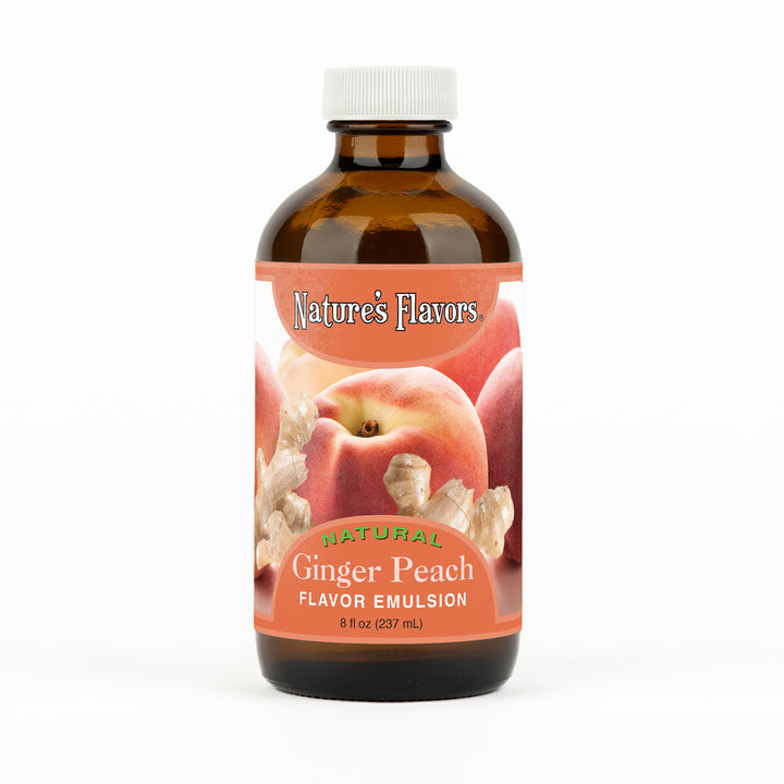 Ginger Peach Flavor Emulsion for High Heat Applications