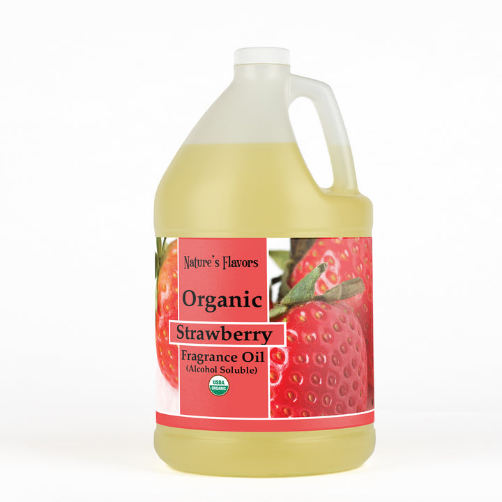 Strawberry Fragrance Oil (Alcohol Soluble), Organic