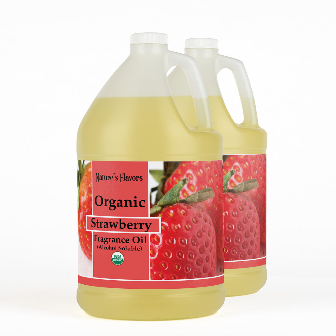 Strawberry Fragrance Oil (Alcohol Soluble), Organic