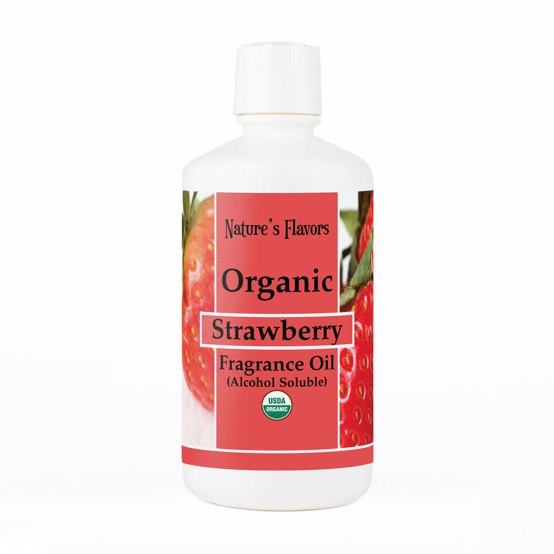Strawberry Fragrance Oil (Alcohol Soluble), Organic
