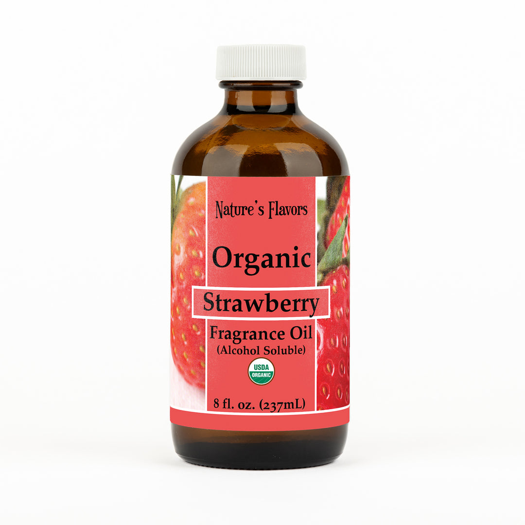 Strawberry Fragrance Oil (Alcohol Soluble), Organic