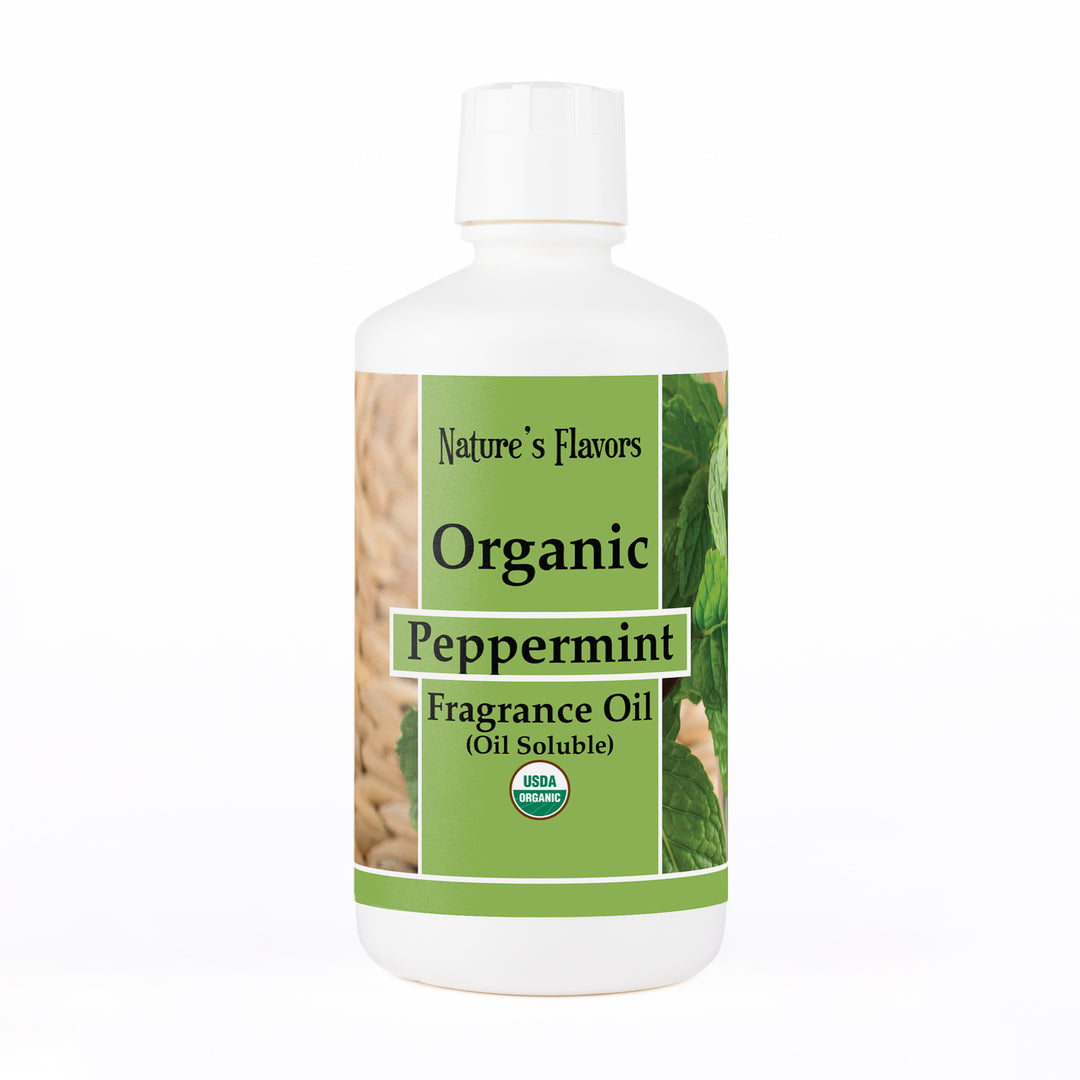 Peppermint Fragrance Oil (Oil Soluble), Organic