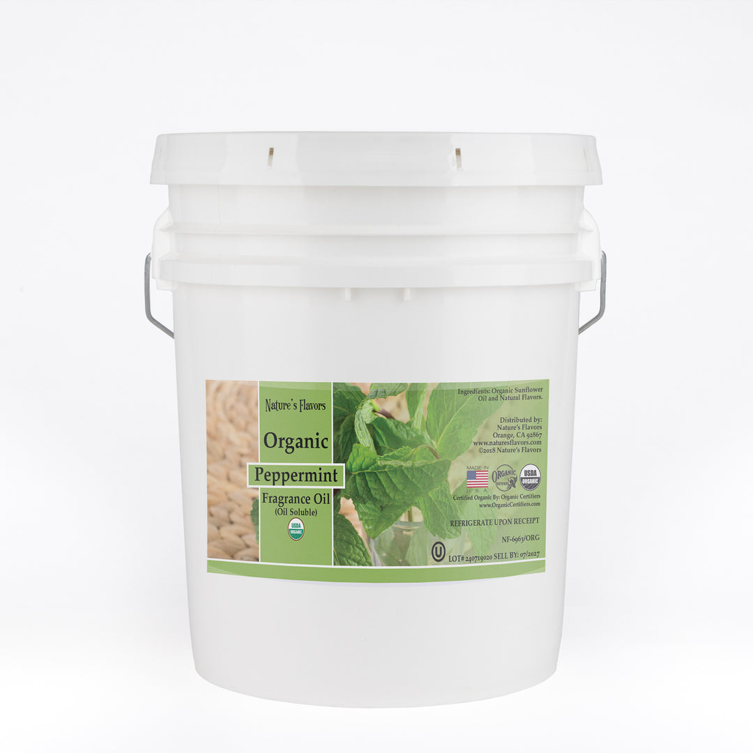 Peppermint Fragrance Oil (Oil Soluble), Organic