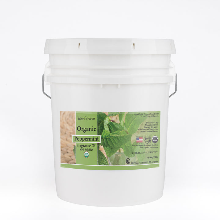 Peppermint Fragrance Oil (Oil Soluble), Organic