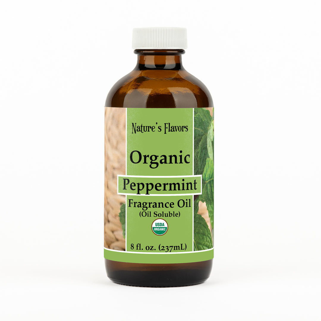 Peppermint Fragrance Oil (Oil Soluble), Organic