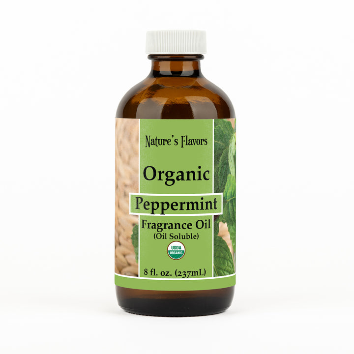 Peppermint Fragrance Oil (Oil Soluble), Organic