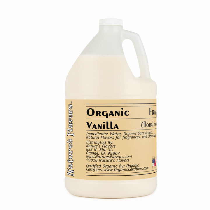 Organic Vanilla Fragrance Emulsion with Heavy Floral Notes (Water Soluble)