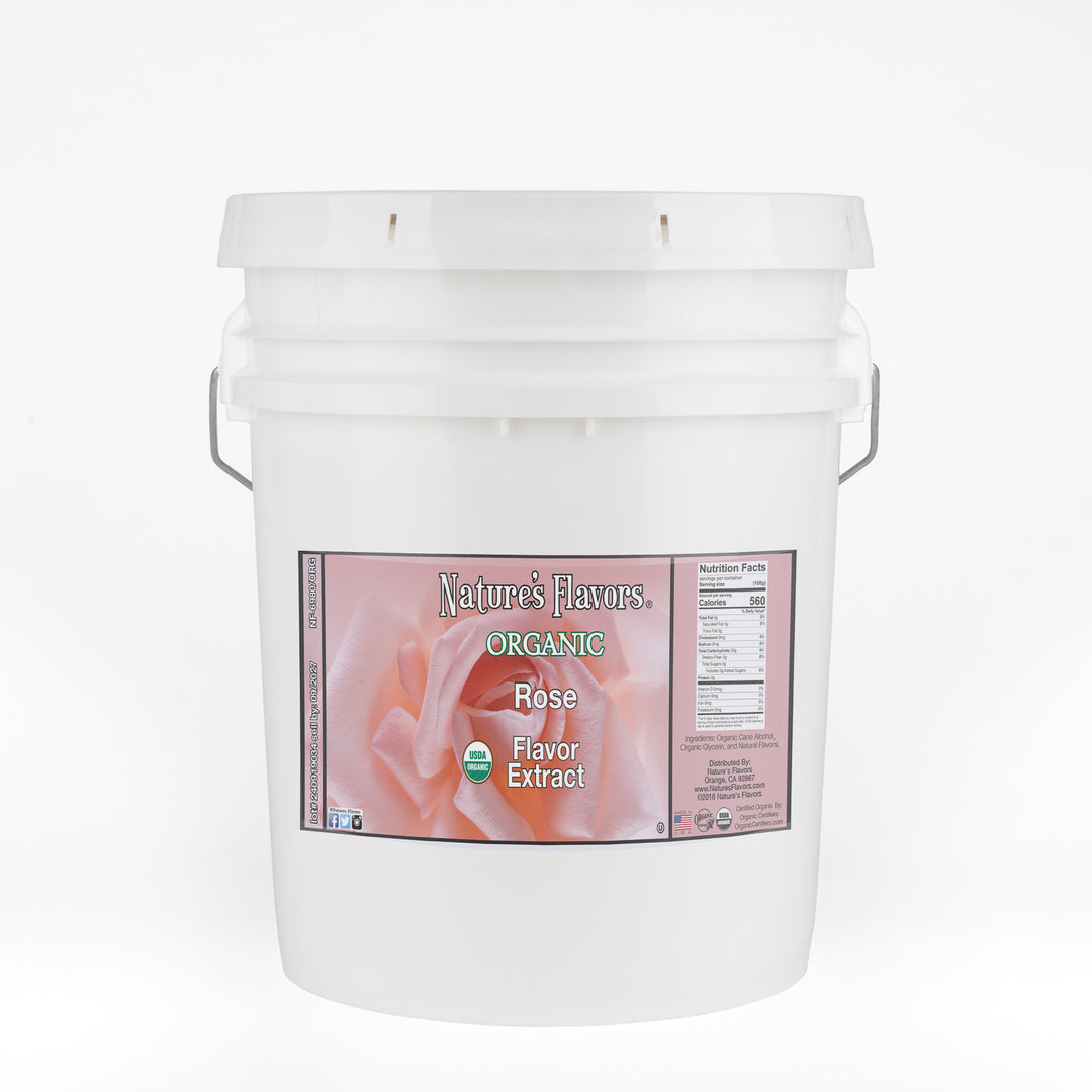 Organic Rose Flavor Extract Without Diacetyl