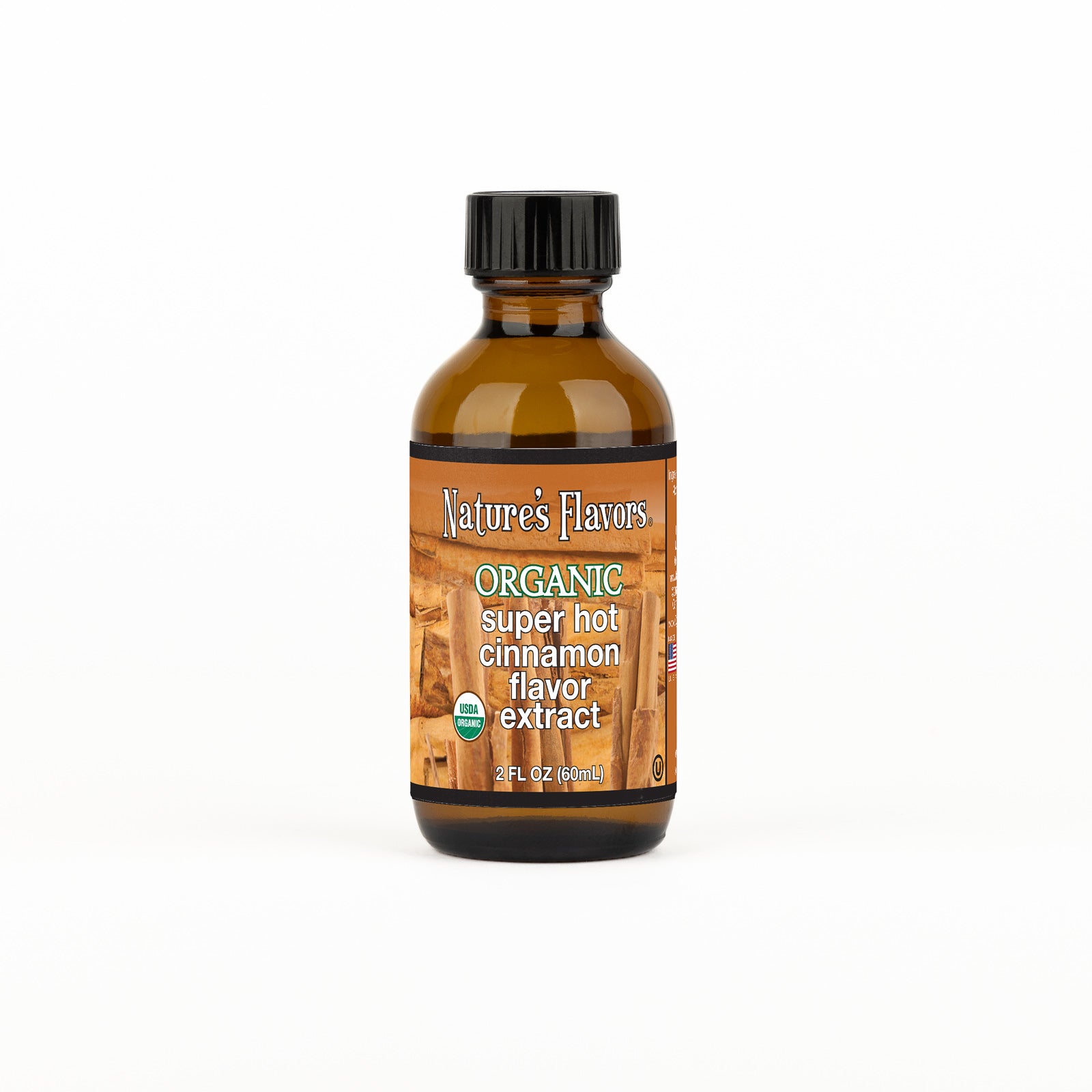 調味料・料理の素・油 THE SUPER ACTIVE MINERAL EXTRACT Organic Super Hot Cinnamon Extract | Nature's Flavors