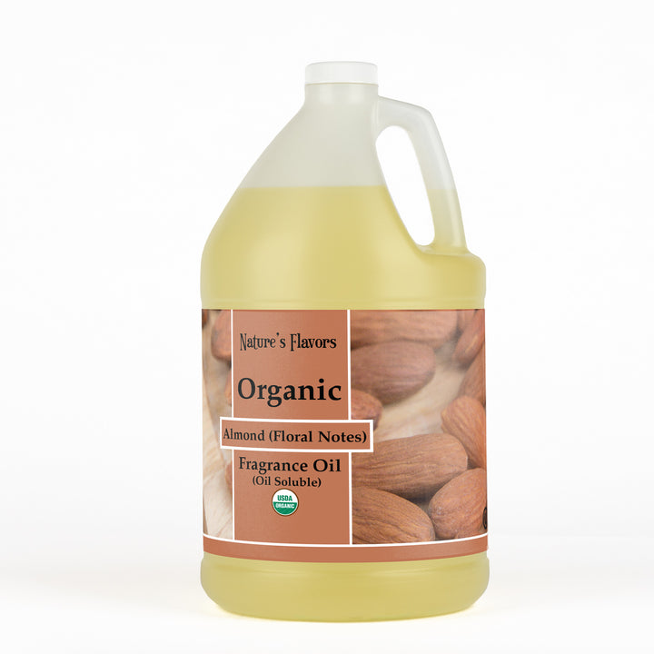 Almond Fragrance Oil with Floral Notes (Oil Soluble), Organic