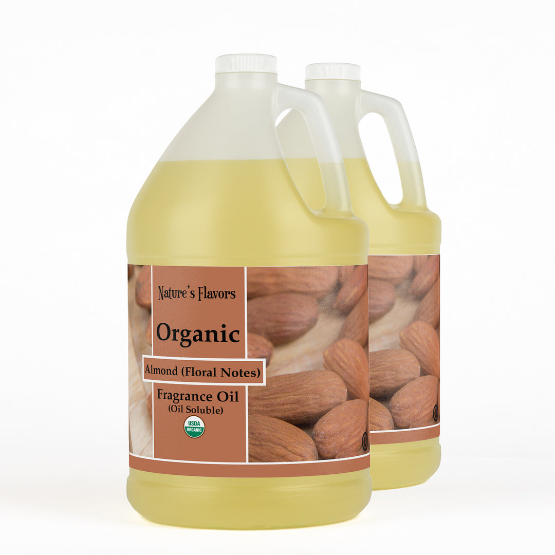 Almond Fragrance Oil with Floral Notes (Oil Soluble), Organic