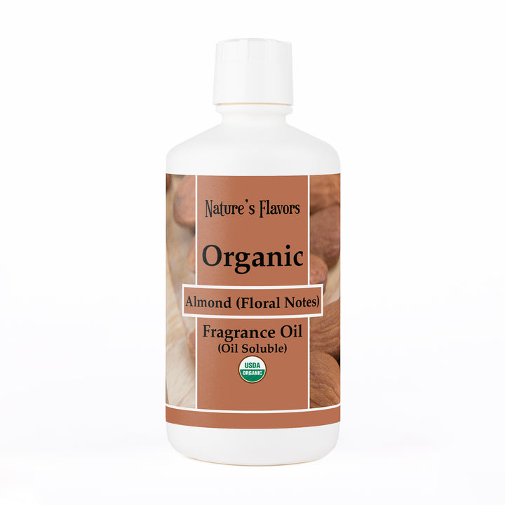 Almond Fragrance Oil with Floral Notes (Oil Soluble), Organic