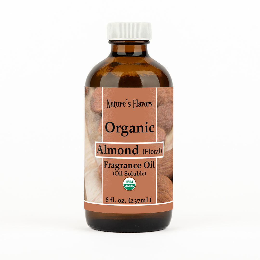 Almond Fragrance Oil with Floral Notes (Oil Soluble), Organic