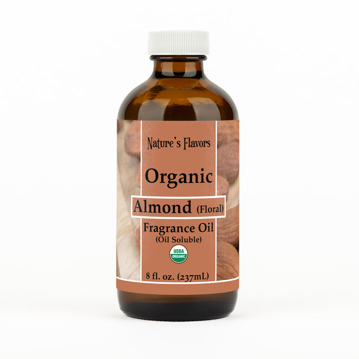Almond Fragrance Oil with Floral Notes (Oil Soluble), Organic