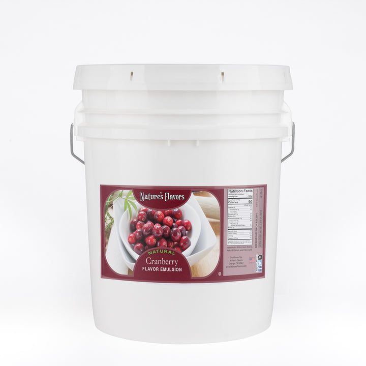 Cranberry Flavor Emulsion for High Heat Applications