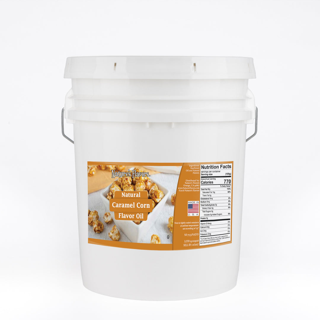Caramel Corn Flavor Oil, Natural