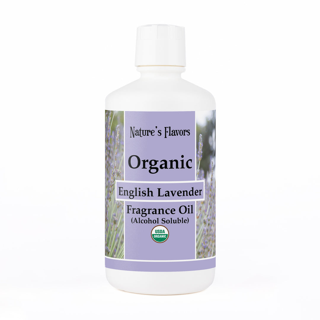 English Lavender Fragrance Oil (Alcohol Soluble), Organic