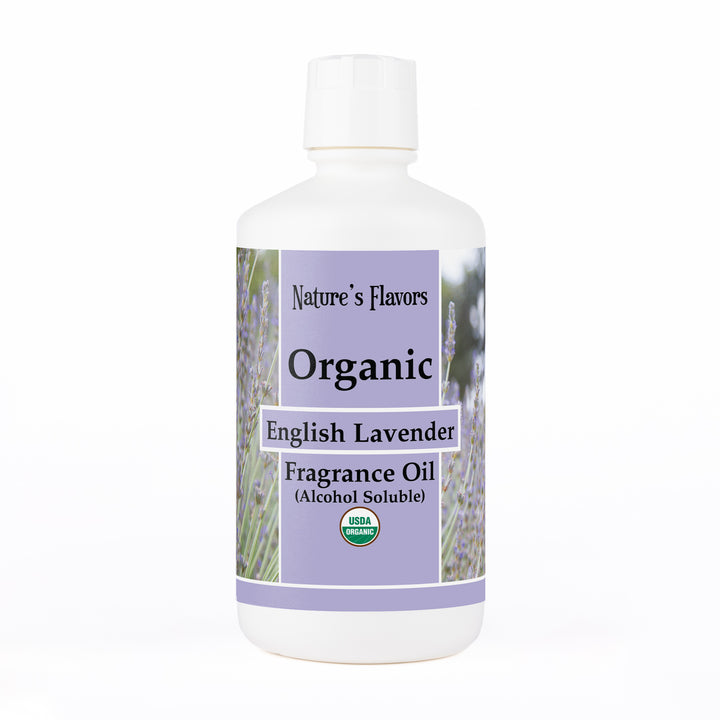 English Lavender Fragrance Oil (Alcohol Soluble), Organic