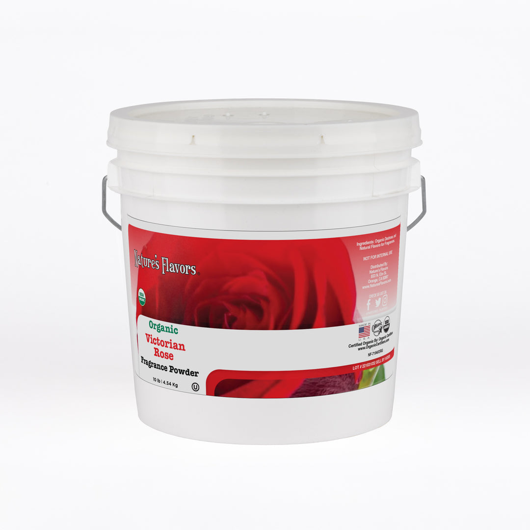 Organic Victorian Rose Fragrance Powder