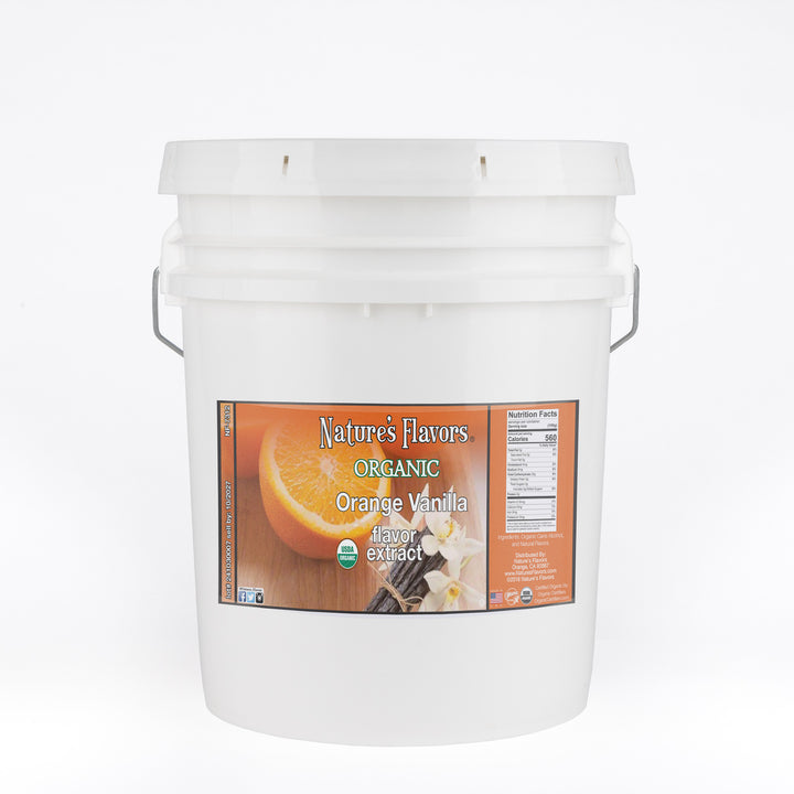 Orange Vanilla Flavor Extract, Organic